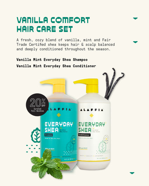 Vanilla Comfort Hair Care Set