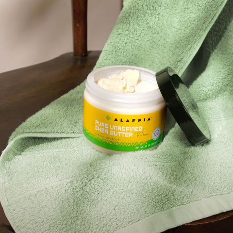Alaffia Pure Unrefined Shea Butter, Purely Coconut 11oz