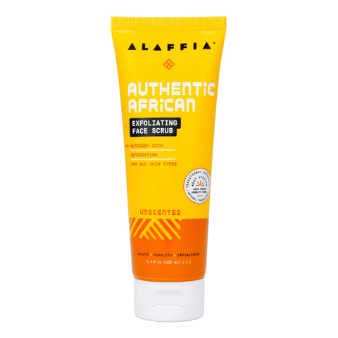 Authentic African Exfoliating Face Scrub, Unscented