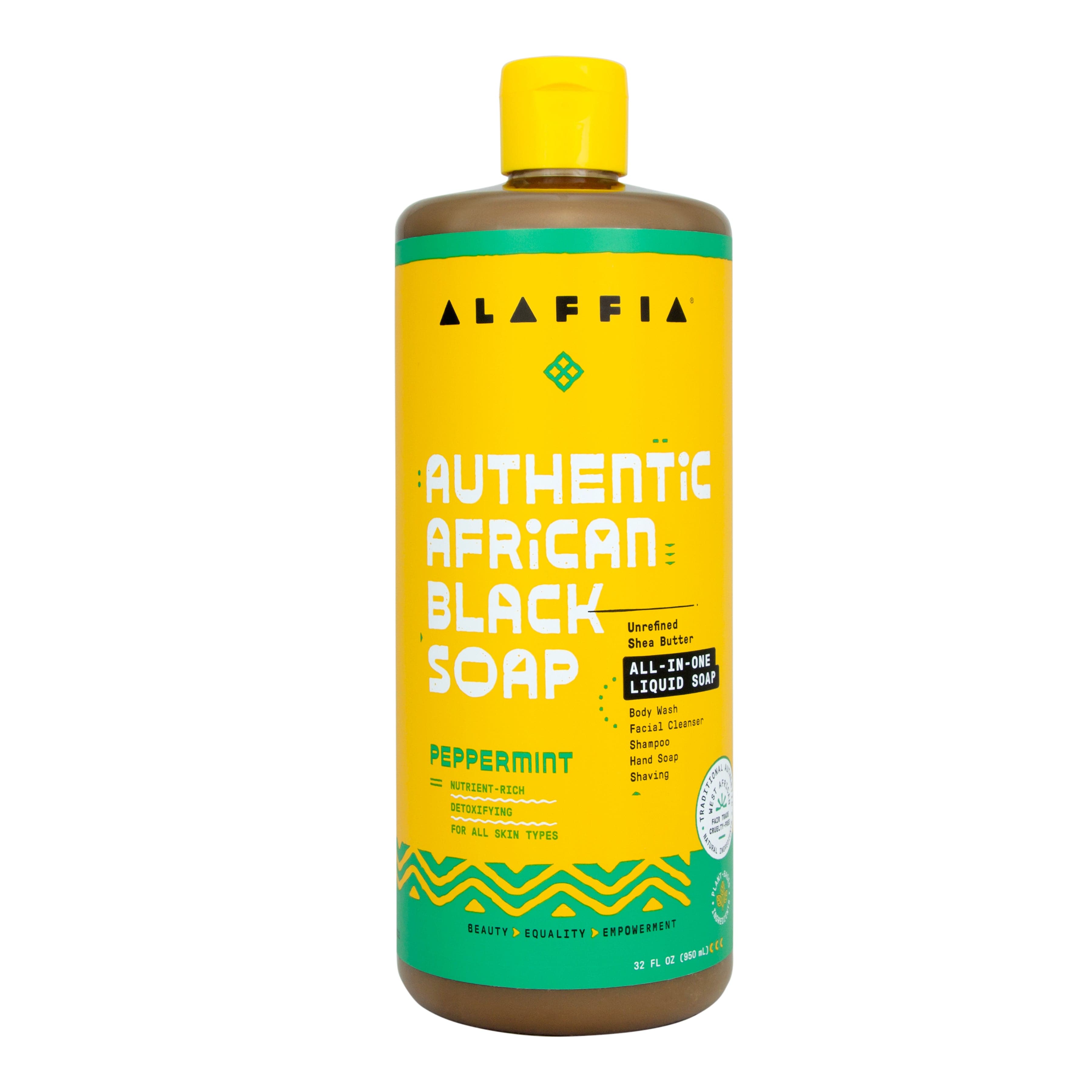 black soap insecticide Alaffia - African Black Soap - Peppermint