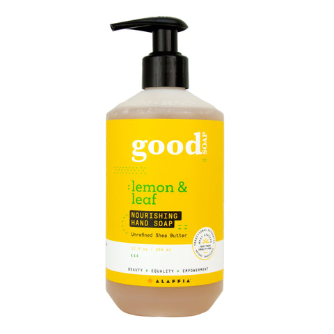 Good Soap Hand Soap, Lemon and Leaf