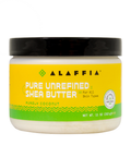 Alaffia Pure Unrefined Shea Butter, Purely Coconut, 11 oz jar