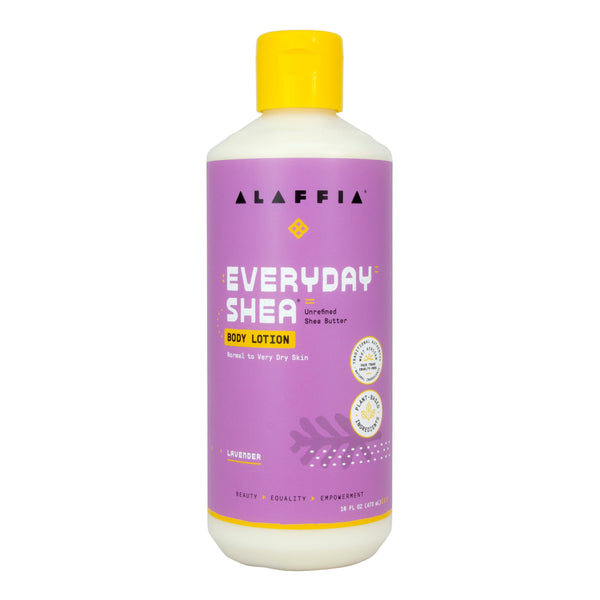 EveryDay Shea Body Lotion: Natural & Nourishing: Lavender 16 oz