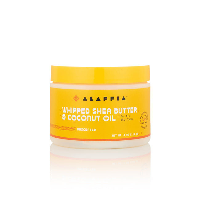 Whipped Shea Butter & Coconut Oil Unscented 4 oz Alaffia