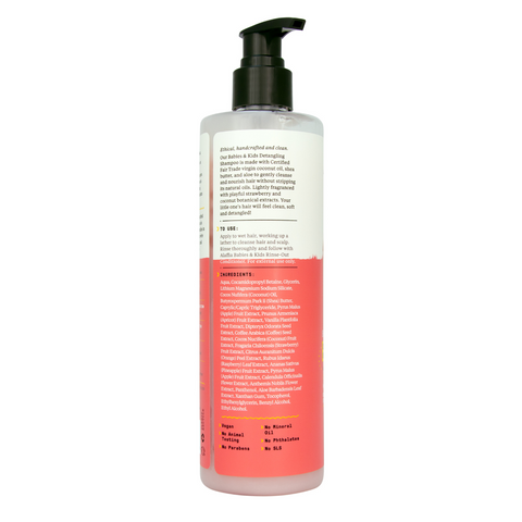 Babies & Kids Detangling Shampoo, Coconut Strawberry 12oz