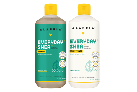 Every Day Shea Shampoo and Conditioner - Vanilla Mint, 16 Fl Oz Each